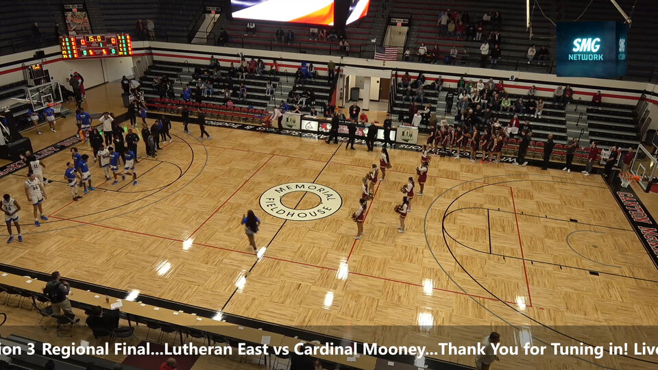 Lutheran East vs Cardinal Mooney from The Memorial Field House in Canton