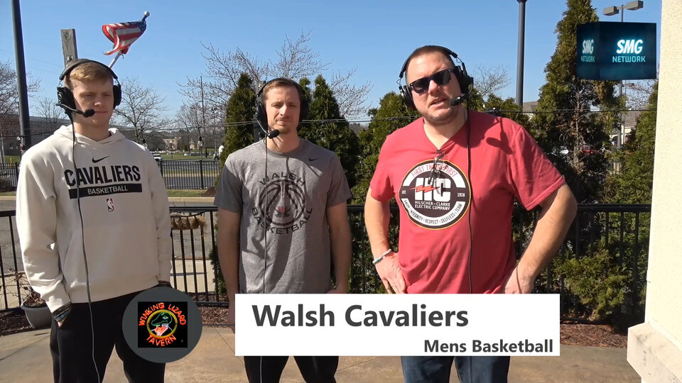 Walsh Cavaliers Mens Basketball X SMG Network
